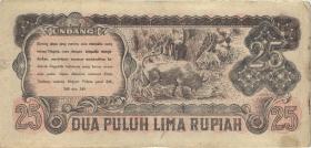 Indonesien / Indonesia P.025 25 Rupie 1947 (2-) 