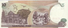 Philippinen / Philippines P.187f 10 Piso 2000 (1) 