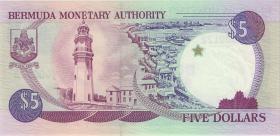 Bermuda P.41d  5 Dollars 1997 B/3 000122 (1) 