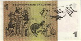Australien / Australia P.37a 1 Dollar (1966) (1-) 