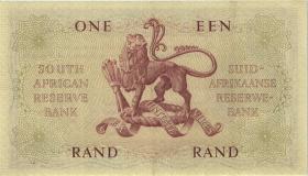 Südafrika / South Africa P.103b 1 Rand (1962-65) (Afrikaans) (1-) 