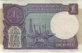 Indien / India P.078Aa 1 Rupie 1984 1985 (1) 