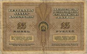 Lettland / Latvia P.05h 25 Rubel 1919 (3) 