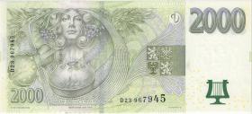 Tschechien / Czech Republic P.26b 2000 Kronen 2007 D (1) 
