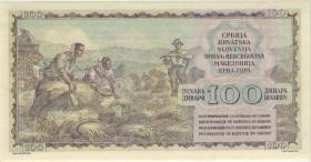 Jugoslawien / Yugoslavia P.068 100 Dinara 1953 (1) 