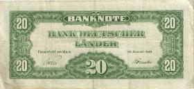 R.260 20 DM 1949 Bank Deutscher Länder (3) P/U 