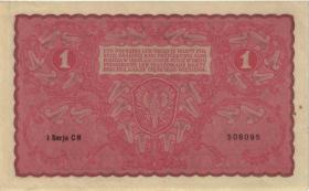 Polen / Poland P.023 1 Mark 1919 (1-) 