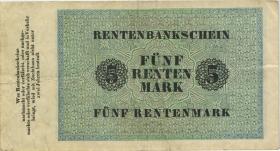 R.156b 5 Rentenmark 1923 (3) H 