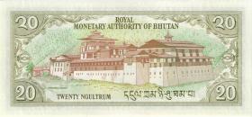 Bhutan P.16b 20 Ngultrum (1992) (1) 