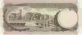 Barbados P.35A 10 Dollars (1986) (1) 