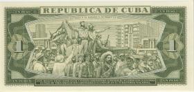Kuba / Cuba P.102a 1 Peso 1972 (1) 