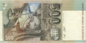 Slowakei / Slovakia P.27 500 Kronen 1996 (2) 