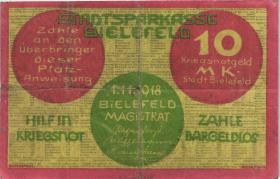 Bielefeld 10 Mark 1919 Ehret die Frauen (3) 
