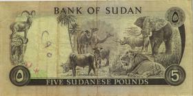 Sudan P.14b 5 Pounds 1978 (3) 