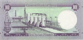 Syrien / Syria P.101c 10 Pounds 1982 (1) 