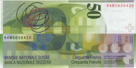 Schweiz / Switzerland P.70 50 Franken 1994 (1) 