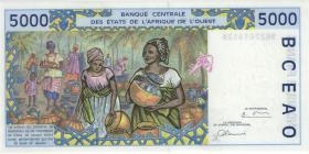 West-Afr.Staaten/West African States P.713Kg 5000 Francs 1998 (1) 