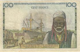 Frz.-Äquatorialafrika / F.Equatorial Africa P.32 100 Francs (1957) (3) 