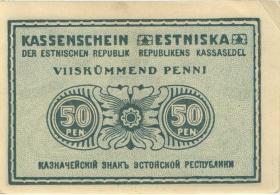 Estland / Estonia P.42 50 Penni (1919) (1/1-) 