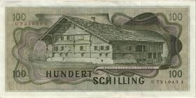 Österreich / Austria P.145 100 Schilling 1969 (1970) (3+) 