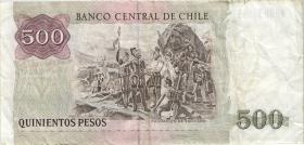 Chile P.153e 500 Pesos 2000 (3) 