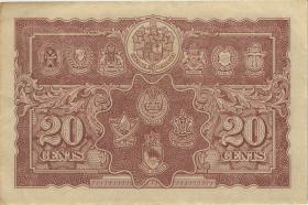 Malaya P.09b 20 Cents 1941 (3+) 