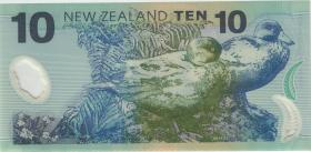 Neuseeland / New Zealand P.186a 10 Dollars (19)99 AA Polymer (1) 