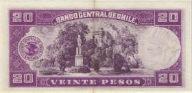 Chile P.093b 20 Pesos = 2 Condores 1947 (2) 