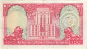 Hongkong P.187c 100 Dollars 31.3.1981 (3/2) 