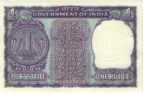 Indien / India P.077u 1 Rupie 1977 (1) 