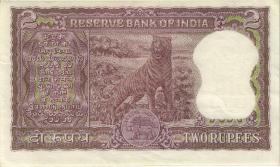 Indien / India P.051a 2 Rupien (ca. 1967-70) (2) 