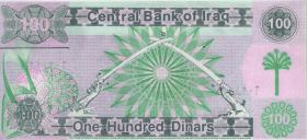 Irak / Iraq P.076F 100 Dinars 1991 (1) Fälschung 
