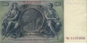 R.176F: 100 Reichsmark 1935 W braune KN (1) 