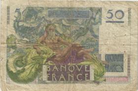 Frankreich / France P.127c 50 Francs 1.2.1951 (4) 