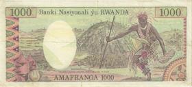 Ruanda / Rwanda P.14 1000 Francs 1978 (3+) 