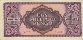 Ungarn / Hungary P.125 1 Milliarde Pengö 1946 (2) 
