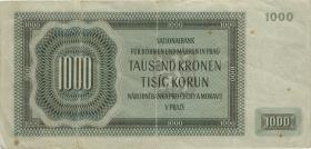 R.566a: Böhmen & Mähren 1000 Kronen 1942 Serie I (3) 