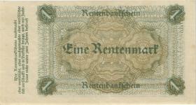 R.154a: 1 Rentenmark 1923 Reichsdruck (1) L 