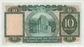 Hongkong P.182g 10 Dollars 1972 (1) 