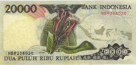 Indonesien / Indonesia P.135a 20.000 Rupien 1995 (2) 