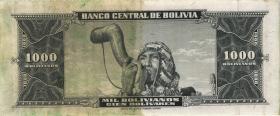 Bolivien / Bolivia P.149 1.000 Boliviano L. 1945 (3) 