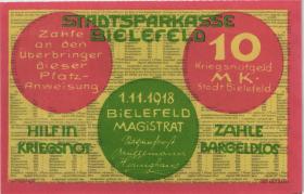 Bielefeld 10 Mark 1919 Ehret die Frauen (1) 