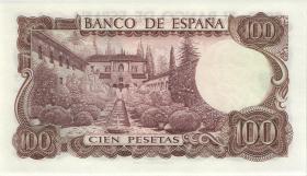 Spanien / Spain P.152r 100 Pesetas 1970 (1974) 9A 4483993 (1) 