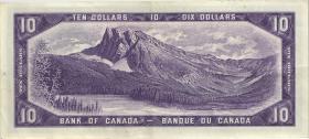 Canada P.079a 10 Dollars 1954 (3+) 