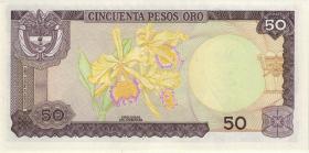 Kolumbien / Colombia P.422a 50 Pesos Oro 1980 (1) 