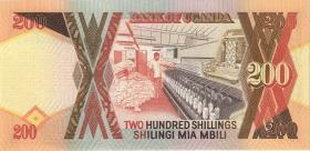 Uganda P.32b 200 Shillings 1991 (1) 