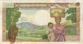 Madagaskar P.060 5000 Francs = 1000 Ariary (1966) (4) 