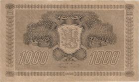 Finnland / Finland P.067 1.000 Markkaa 1922 (1941-44) (3/2) 