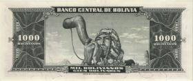 Bolivien / Bolivia P.149 1.000 Bolivianos 1945 (2+) 