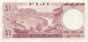 Fiji Inseln / Fiji Islands P.071b 1 Dollars (1974) (1/1-) 